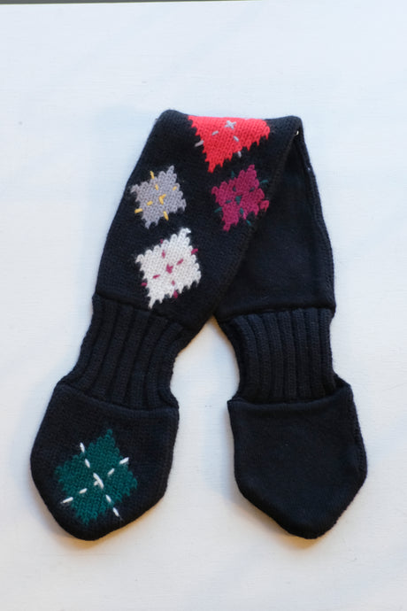 YMC - Slot Wool Scarf - black