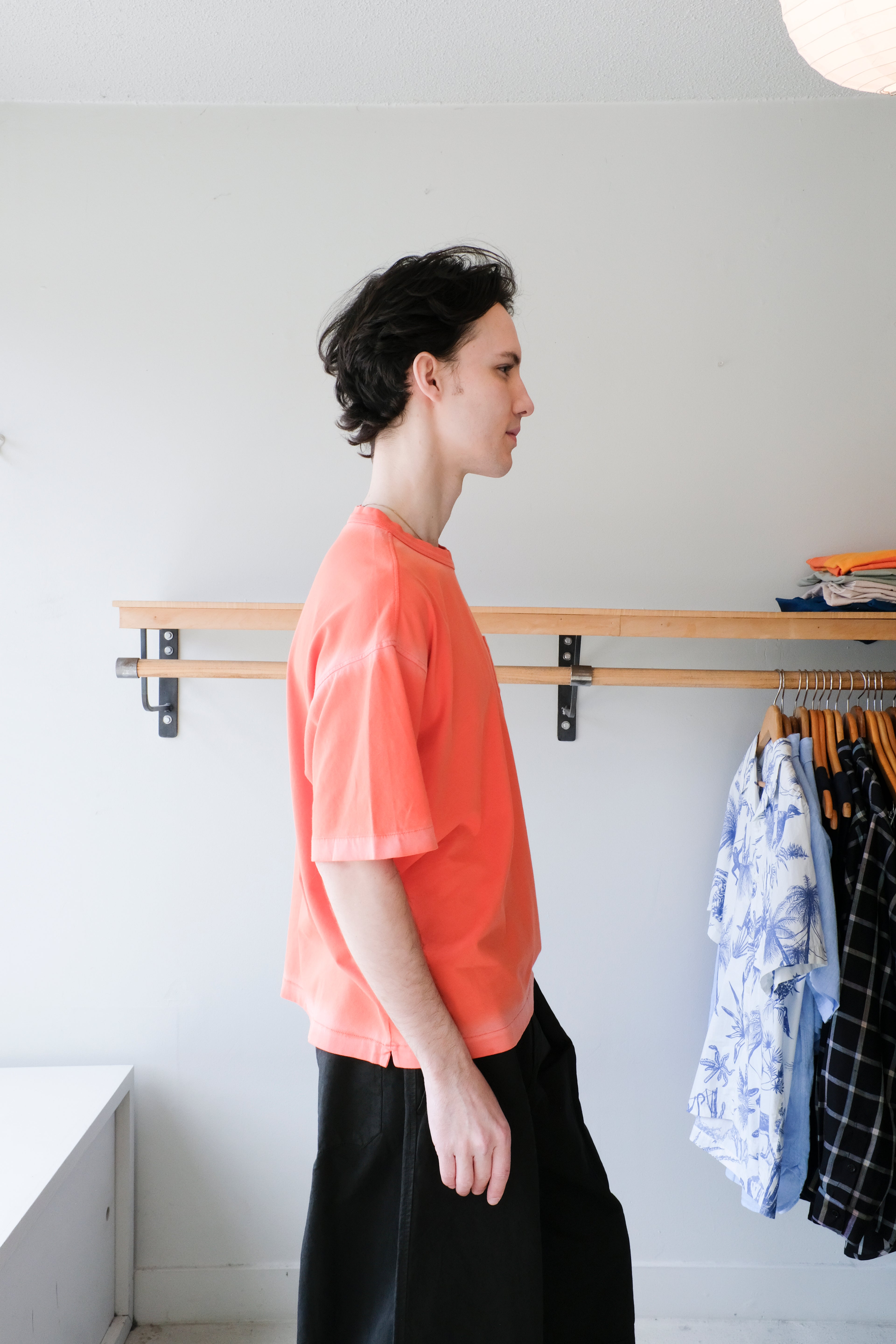 Triple Pocket T-Shirt - Red/Pink