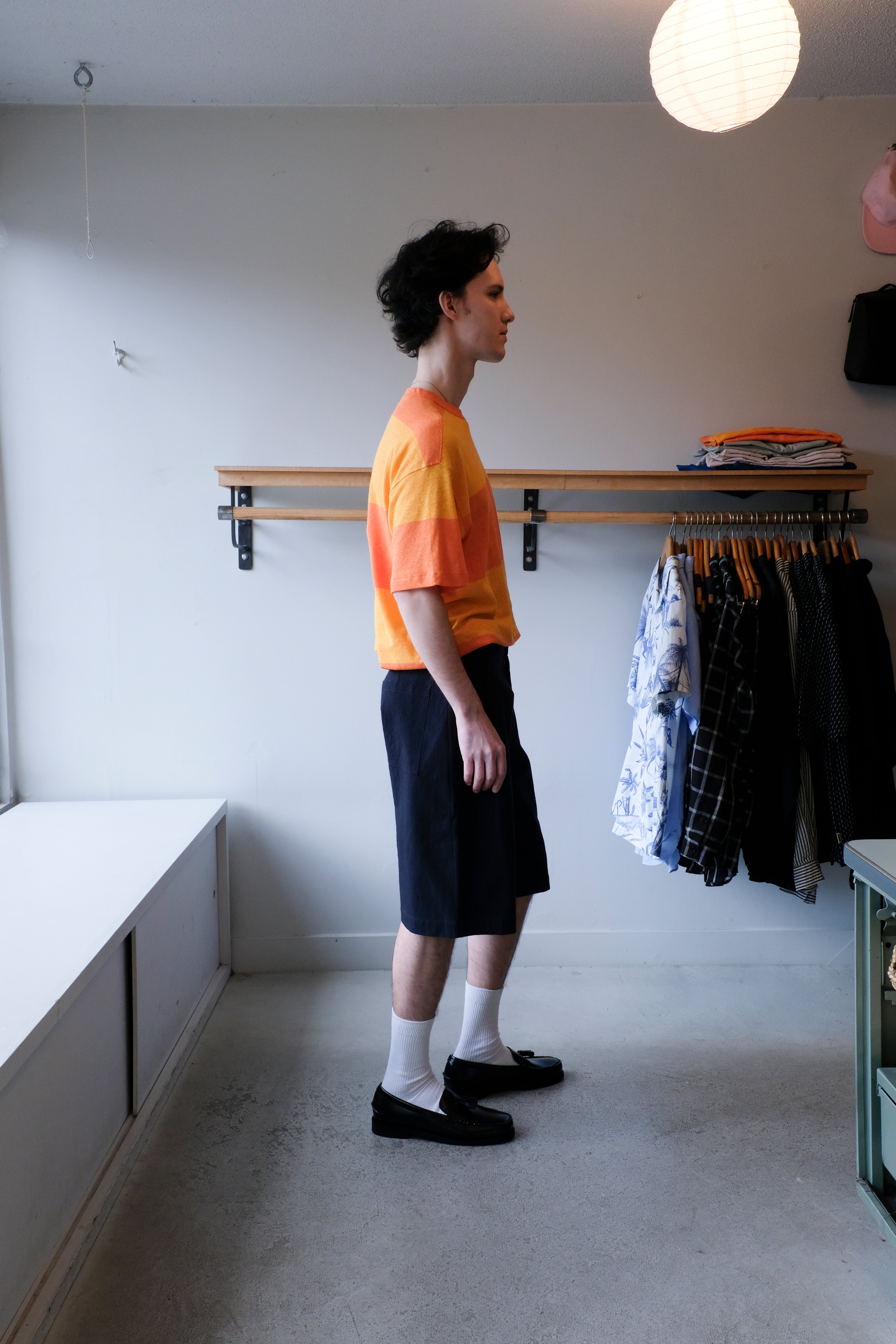 Triple T-Shirt - Orange/Yellow Stripes