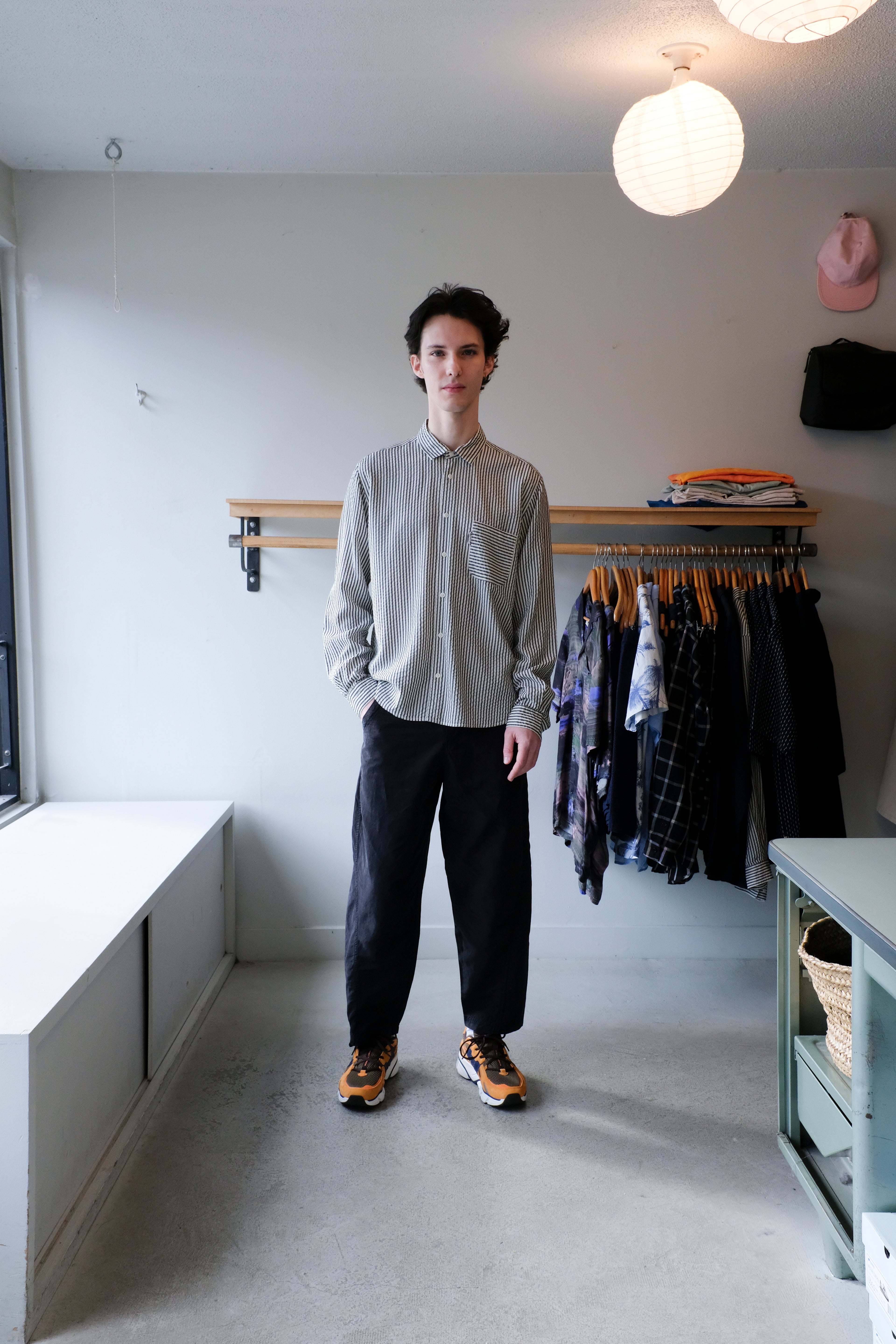 Twisted Seam Trouser - Black