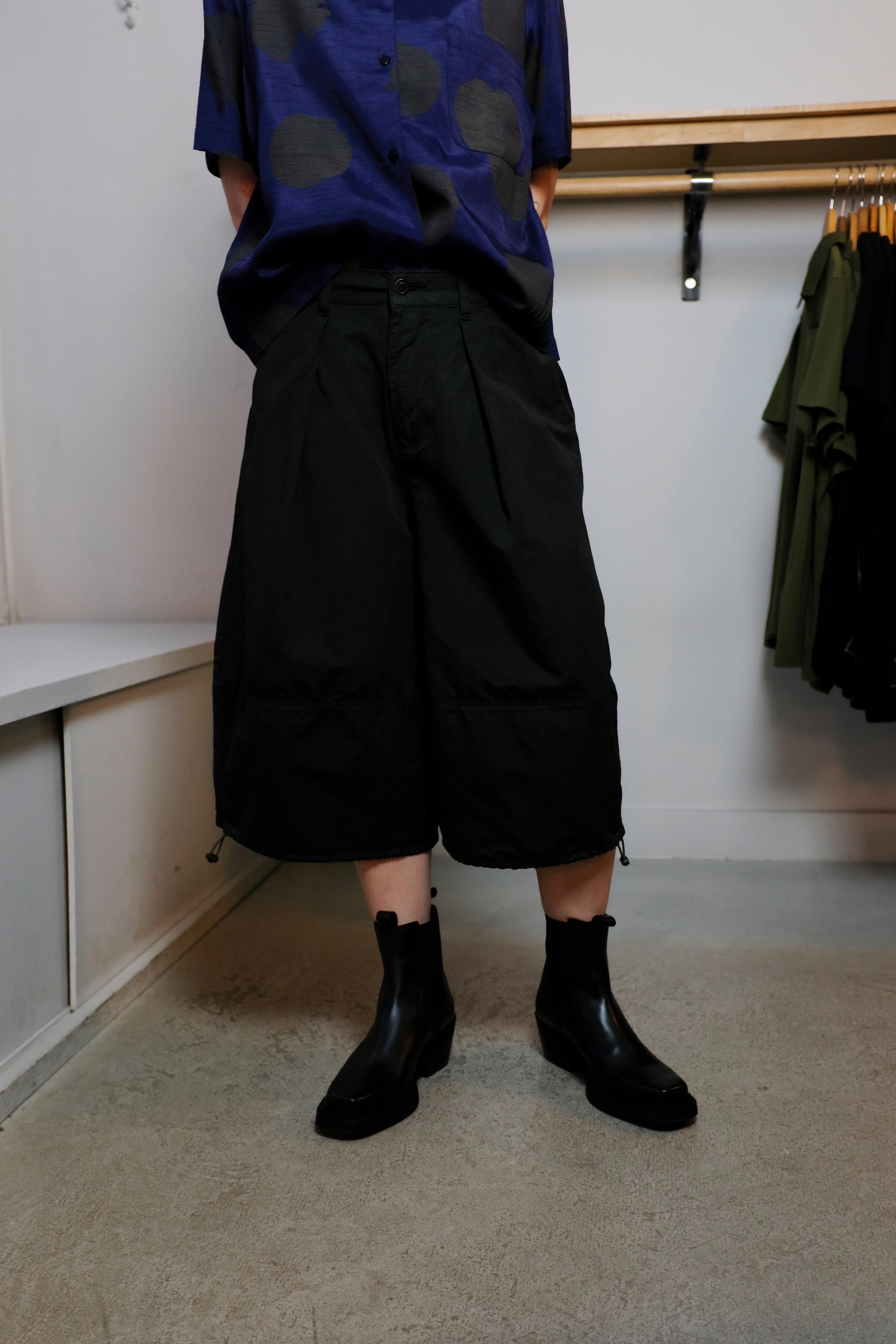 YMC - Salba Short - Dark Green - Front
