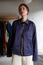 Load image into Gallery viewer, ymc - Bowie Shirt - Navy - zipper detail

