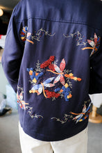 Load image into Gallery viewer, ymc - Bowie Shirt - Navy - back detail

