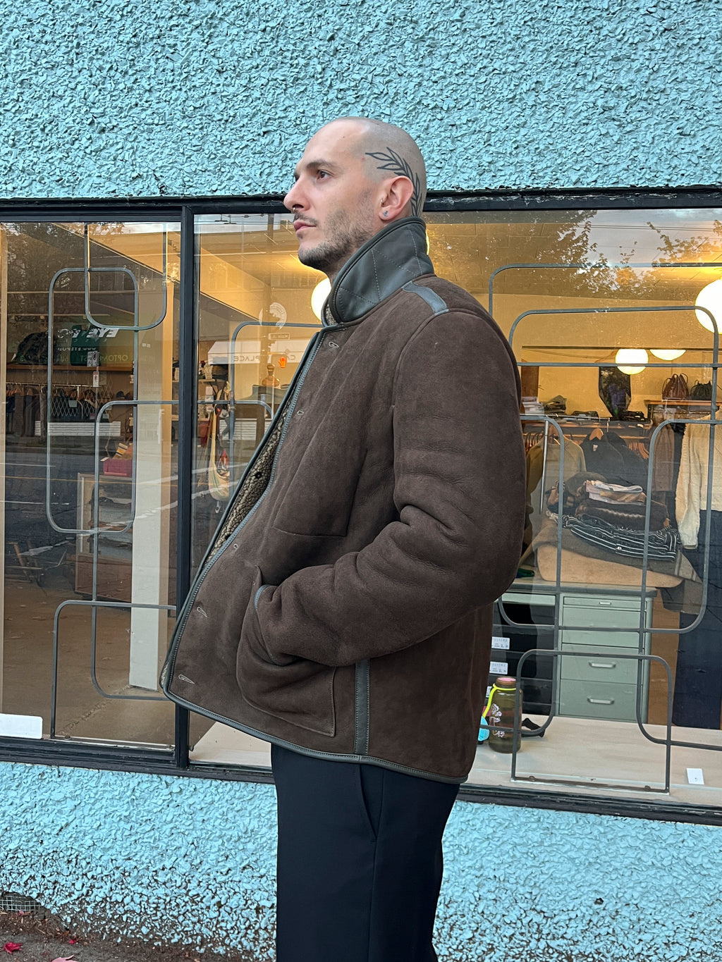 YMC - Brainticket Jacket - Olive Green - side