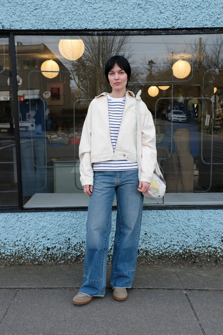 YMC - Burnside Jacket - Ecru - front