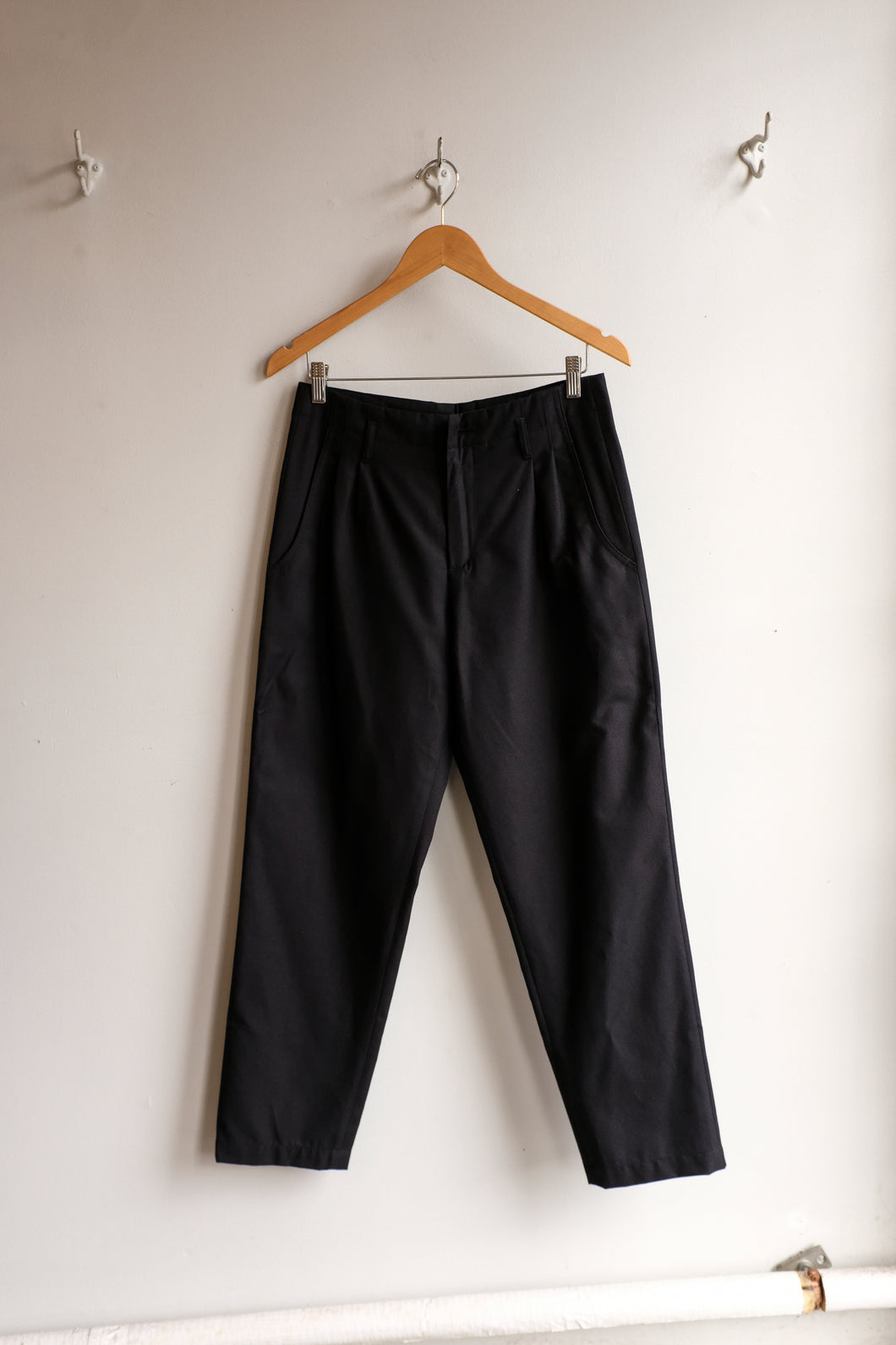 YMC - Collins Trouser - Black - flat front