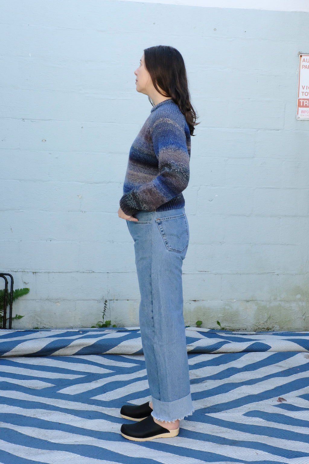 B-sides - Reworked Culotte - Vintage Indigo - side