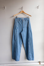 YMC - Displaced Seam Jean - Blue - flat front