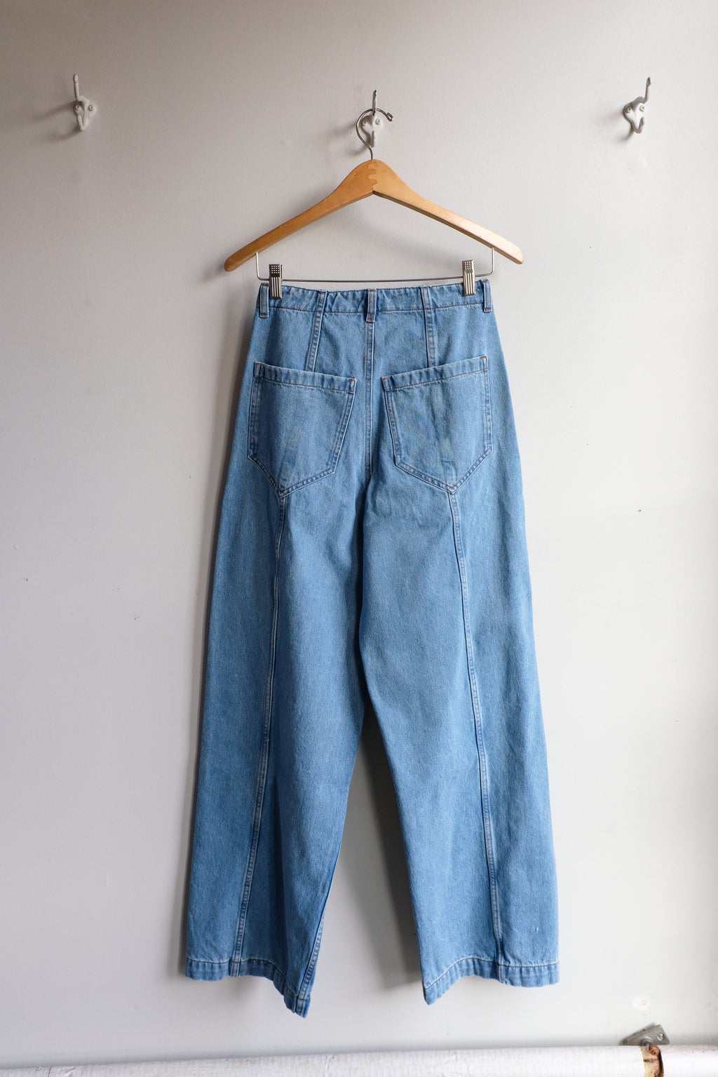 YMC - Displaced Seam Jean - Blue - flat back
