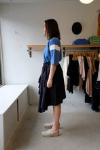 Load image into Gallery viewer, YMC - Draped Skirt - Navy - side
