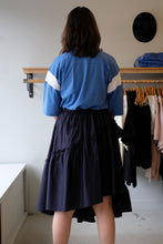 Load image into Gallery viewer, YMC - Draped Skirt - Navy - back
