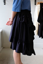 Load image into Gallery viewer, YMC - Draped Skirt - Navy - side
