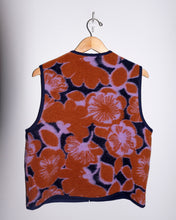 Load image into Gallery viewer, YMC - Jackie Reversible Vest - Navy Multi - flat back floral side
