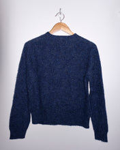 Load image into Gallery viewer, YMC - Jets Crew Neck Knit Sweater - Blue - flat back
