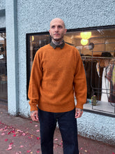 Load image into Gallery viewer, YMC - Suedehead Crew Knit - orange - front
