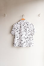 Load image into Gallery viewer, YMC - Vegas Shirt - White/Black Dots - flat back
