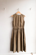 Load image into Gallery viewer, YMC - Wednesday Dress - Olive - flat back
