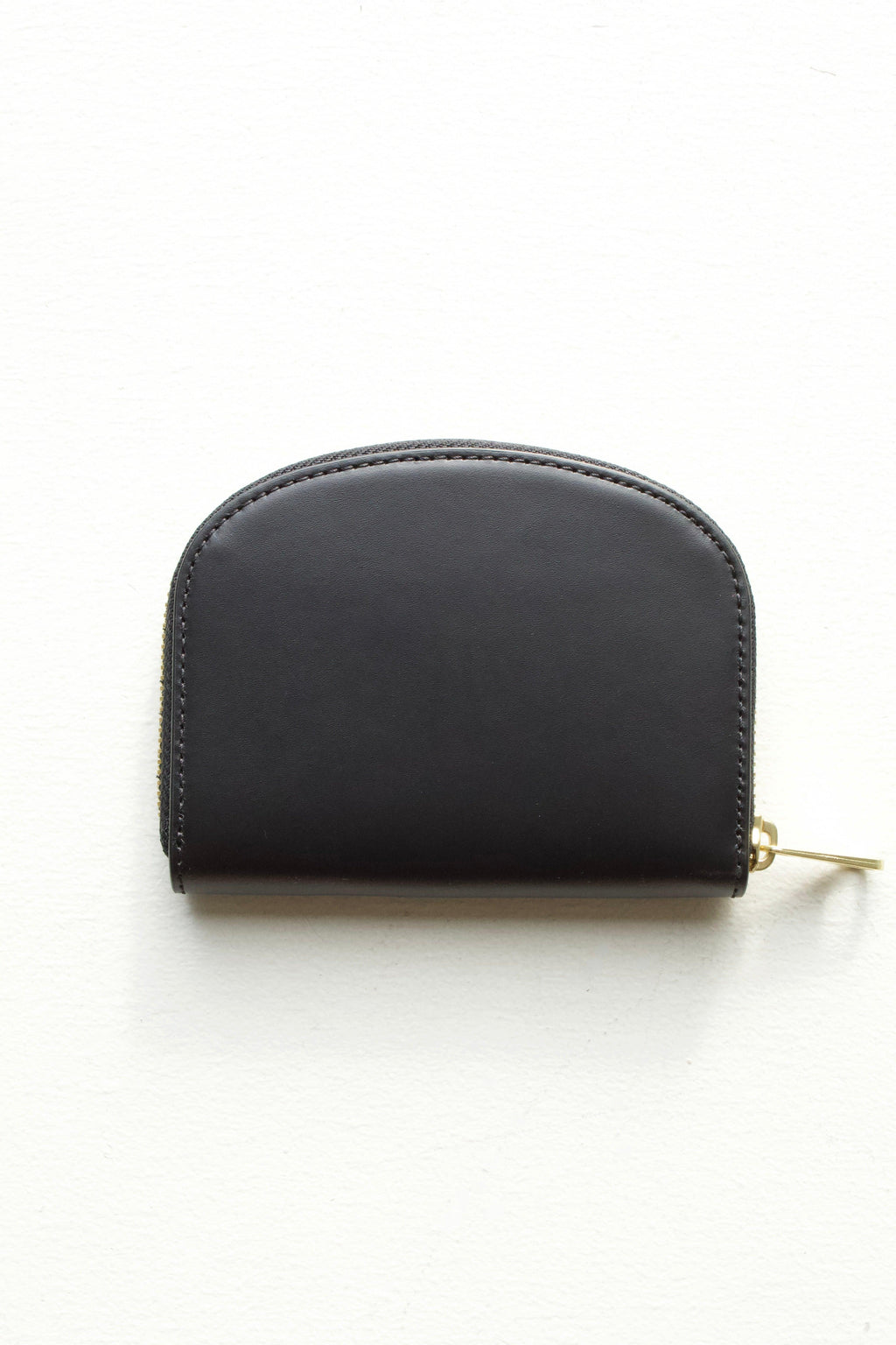 A.P.C Demi-Lune Coin Wallet in Black