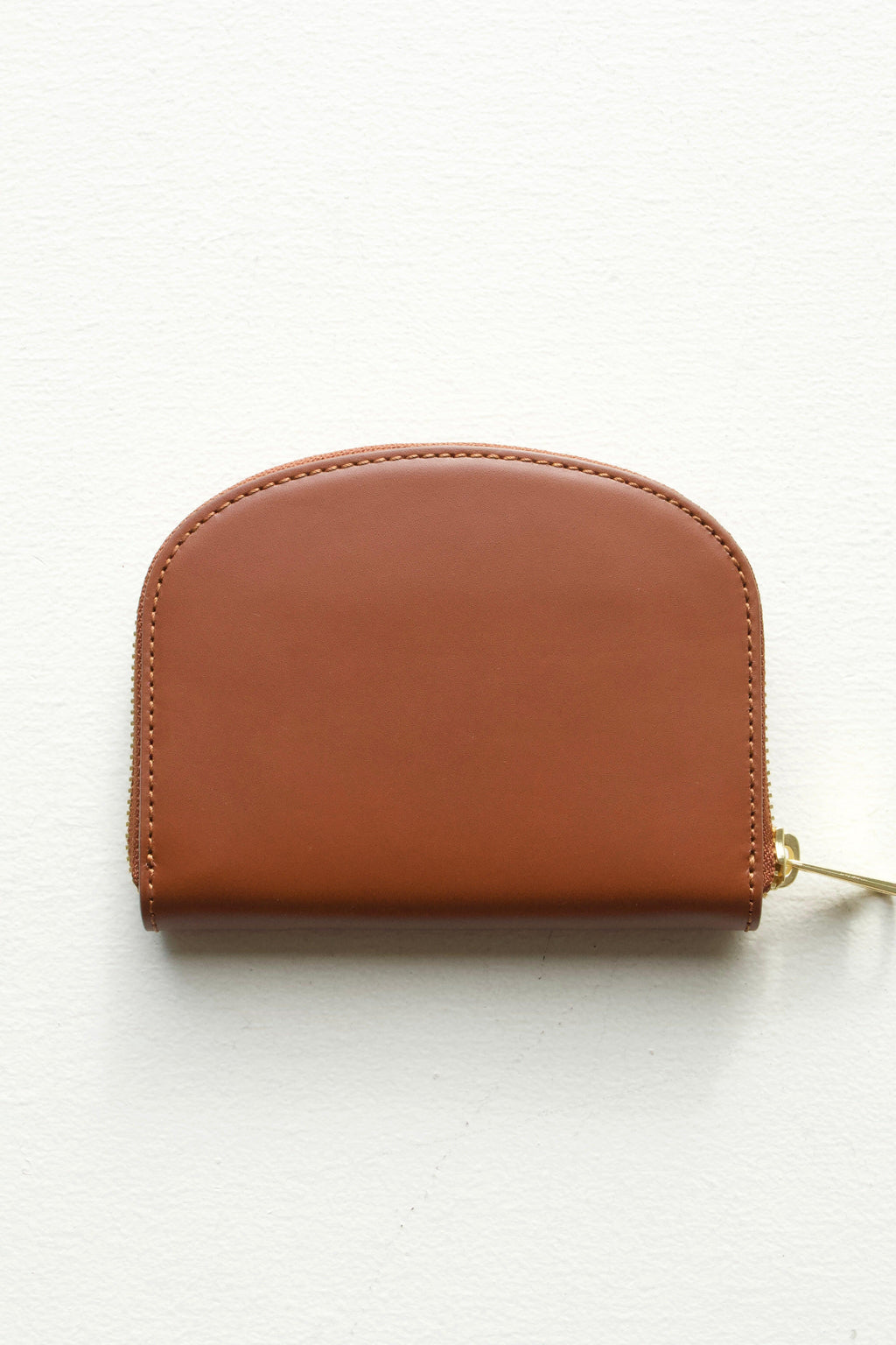 A.P.C Demi-Lune Coin wallet in Hazelnut