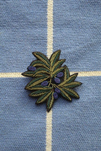 Load image into Gallery viewer, Hand Embroidered Brooch - Olive Branch - Eugene Choo
