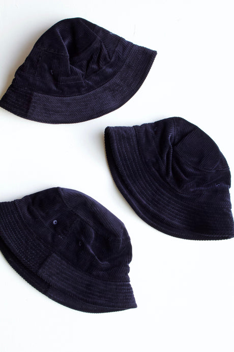 Bucket Hat - Navy Brisbane Cord - Eugene Choo