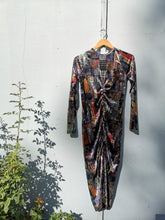 Load image into Gallery viewer, Allison Wonderland - Delfina Dress - Houses Print - front
