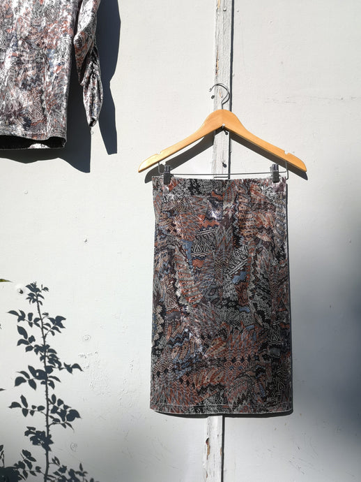 Allison Wonderland - Gia Skirt - Geo Print - front
