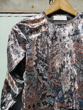 Load image into Gallery viewer, Allison Wonderland - Zola Blouse - Geo Print - shoulder and collar front
