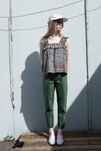 Load image into Gallery viewer, Anntian - Flouncy Top - Gingham Print - front
