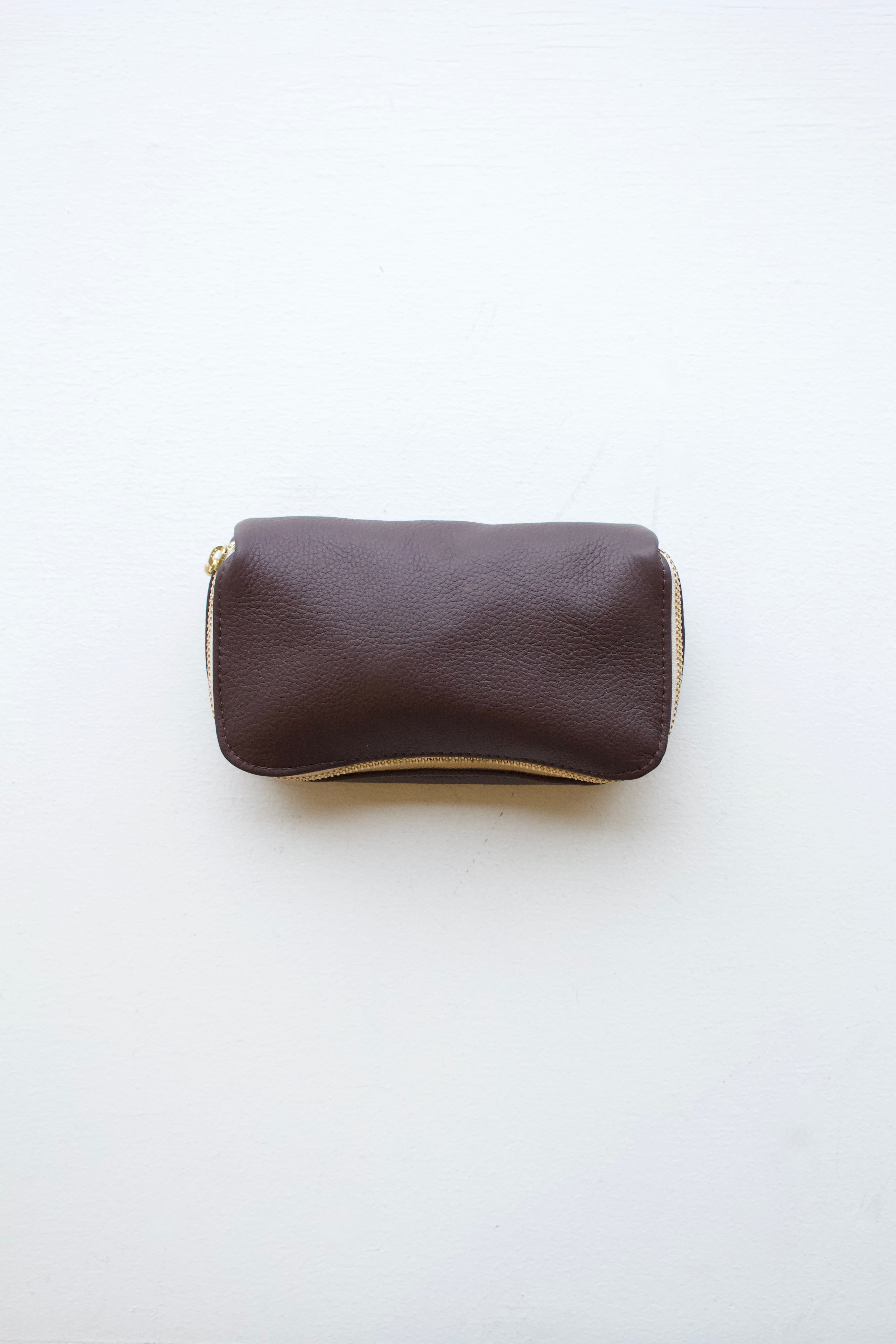 Erin Templeton - Kiss & Makeup Bag - Dark Brown