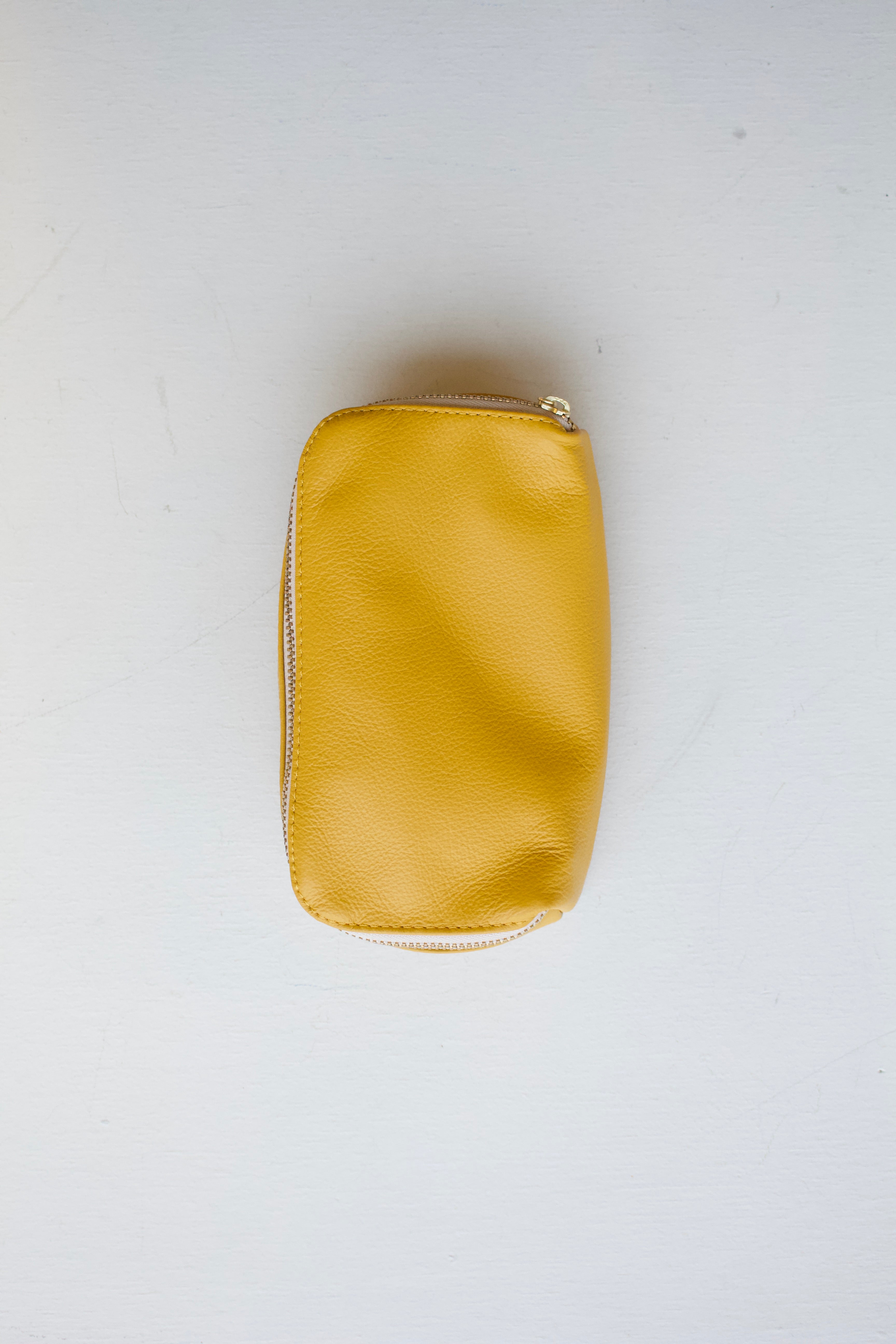 Erin Templeton - Kiss & Makeup Bag - Mustard
