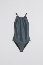 Load image into Gallery viewer, Filippa K - Halter Printed Swimsuit - Blue Print - front
