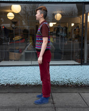 Load image into Gallery viewer, Henrik Vibskov Broken Bridge Vest - Dark Bridges - side
