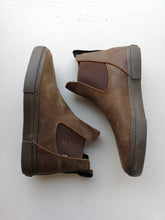 Load image into Gallery viewer, Dover II Chelsea Boot - Dark Brown x Wasted Talent - top view of sides
