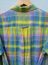 Load image into Gallery viewer, Henrik Vibskov - Flute Dress - Bright Checks - Back shirt loop
