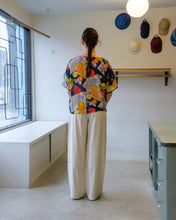 Load image into Gallery viewer, henrik vibskov - Smooth Silk Blouse - Dark Kitchen Table - back
