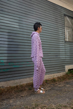 Load image into Gallery viewer, Henrik Vibskov - Spike hoodie and pants in lavender - side
