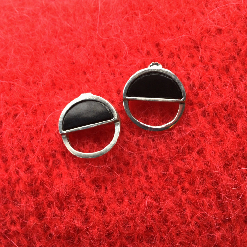 Lacar - City Earrings - Black Jade