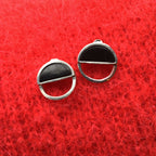 Lacar - City Earrings - Black Jade