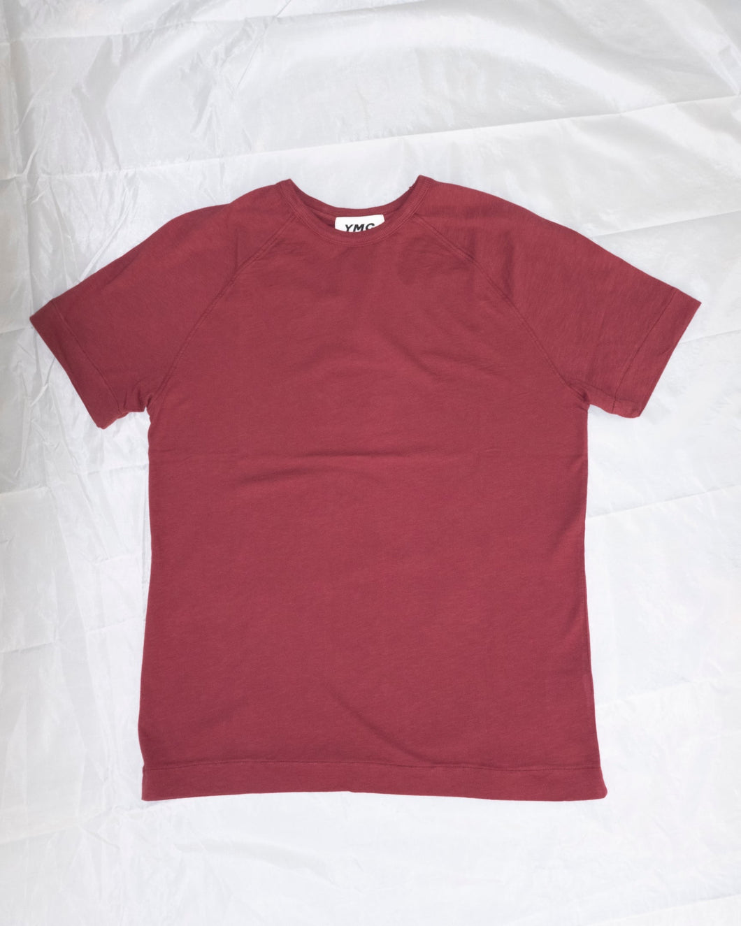 Television Raglan T-Shirt- Burgundy