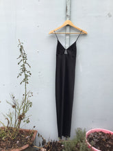 Load image into Gallery viewer, Satin Slip Dress- Black
