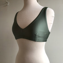 Load image into Gallery viewer, Shimmer Bra Top - Sand Beige or Pale Green
