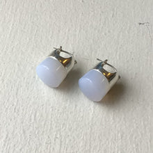 Load image into Gallery viewer, Lacar - Ball Earrings - Chalcedony
