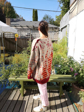 Load image into Gallery viewer, Ka Wa Key - Mohair Jacquard Sweater - Faded Stripe - back side
