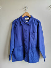 Load image into Gallery viewer, Le Mont St Michel - Cotton Twill Work Jacket - Vivid Blue - front
