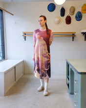 Load image into Gallery viewer, no6 - Ella Dress - Pink Floral Abstract - front
