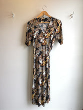 Load image into Gallery viewer, No.6 Felice Dress - Black Garden Party - front untied waist
