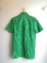 Load image into Gallery viewer, No.6 Mack Shirt Dress - Green Eyelet - back
