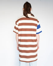 Load image into Gallery viewer, No.6 Pilar Dress - Sky Stripe Combo - back
