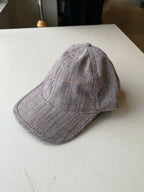 Old Fashion Standards 6 Panel Hat = Purple Tweed
